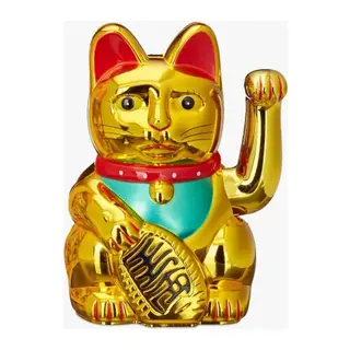 Altın Rengi Şanslı Kedi