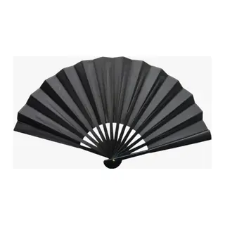 Plastik Kumaş Yelpaze 12'li Siyah
