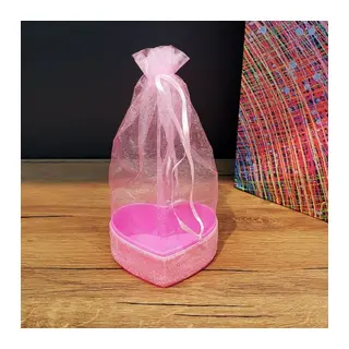 Pembe Tül Kese