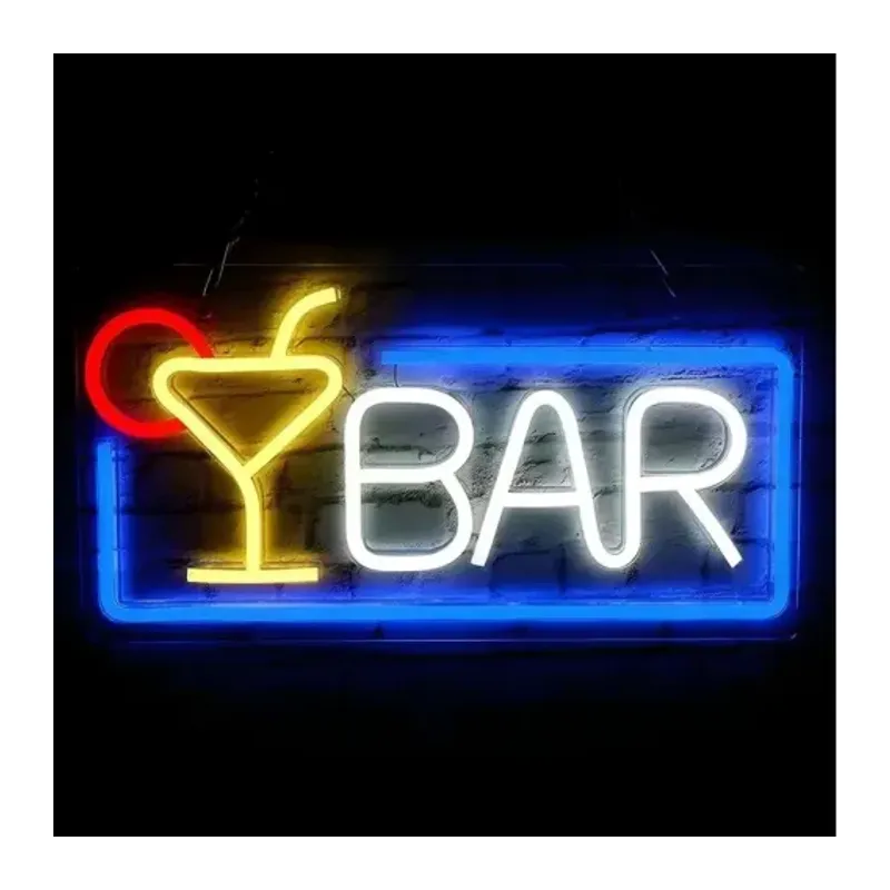 BAR Yazılı Neon LED Işık