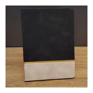 Siyah Çizgili Deri Defter