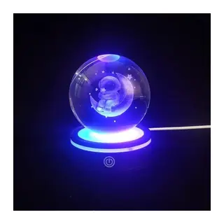 Renk Değiştiren Yeni Nesil Usb'li Dönen Cam Küre