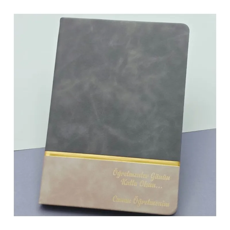 Öğretmenler Günü Hediyesi Yazılı Deri Defter