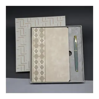 Deri Defter Ve Kalem Set