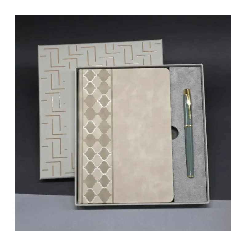 Deri Defter Ve Kalem Set