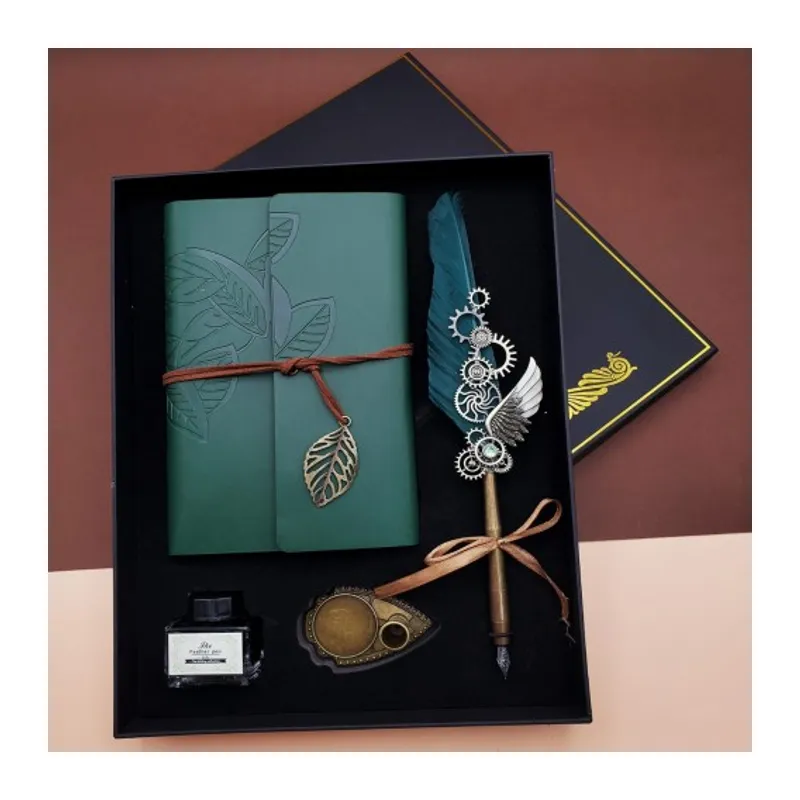 Mürekkepli Divit Kalem Ve Defter Set