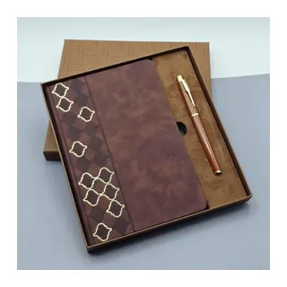 Lüks Kutulu Defter Kalem Set