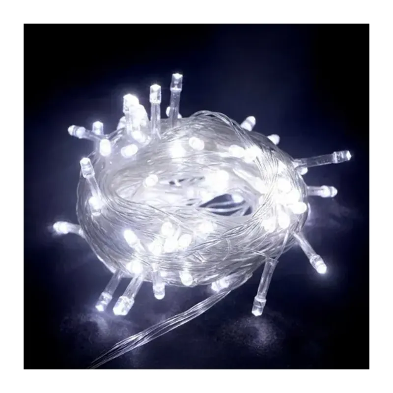 10m 100 LED Boncuk Lamba Beyaz Işık