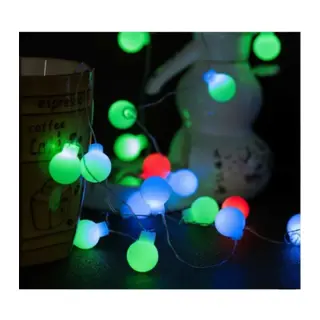 5m 28 Led RGB Işık Şeffaf Kablo Fişli Eklemeli
