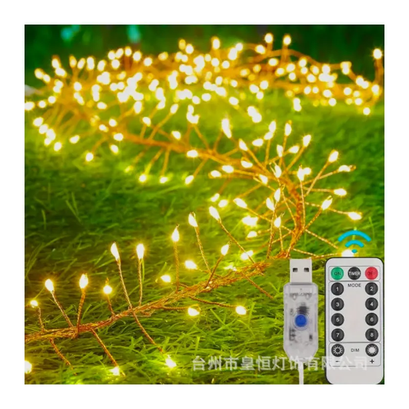 6m 200 Led Gün ışığı Uzaktan Kumandalı 8 Modlu Usb'li