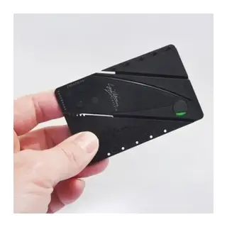 Kredi Kartı Şeklinde Katlanabilir Bıçak