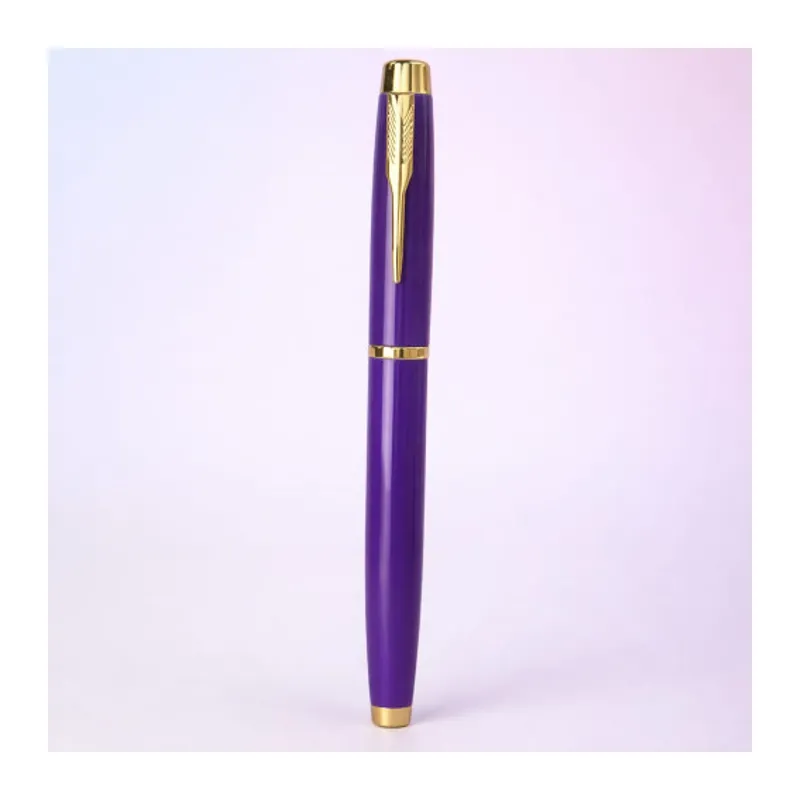 Toptan Mor Metal Roller Kalem