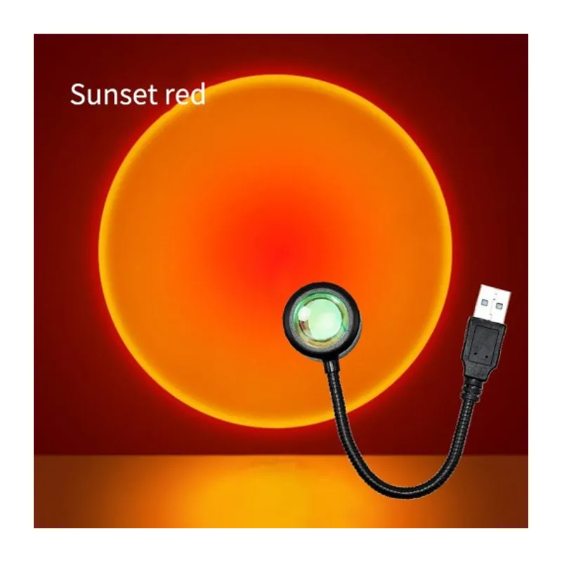 Taşınabilir USB Sunset Lamba: Ev ve Araba İçin Ambiyans Işığı