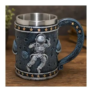 Toptan 3D Astronot Tasarımlı Kupa Bardak