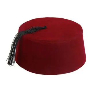 Bordo Renk Osmanlı Fesi Yetişkin Boy