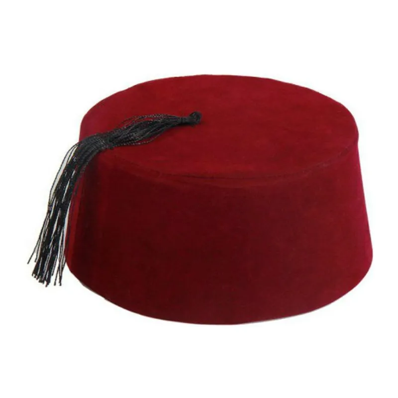 Bordo Renk Osmanlı Fesi Yetişkin Boy