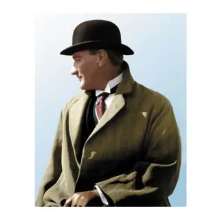Siyah Renk Atatürk Şapkası