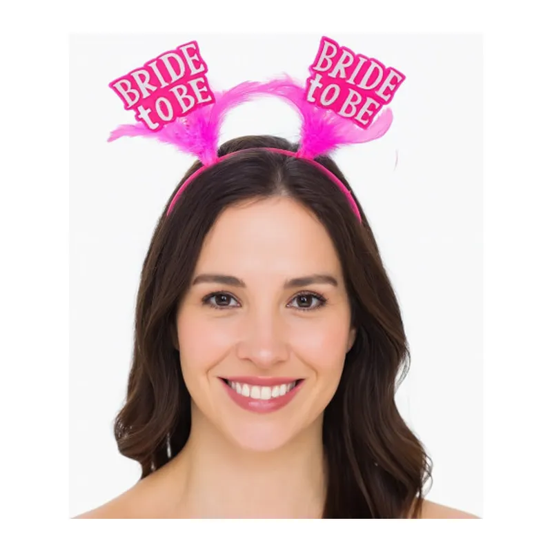 Pembe Renkli Bride to Be Parti Tacı – Bekarlığa Veda Gecesi İçin