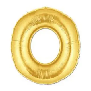 O Harf Folyo Balon Altın Renk 40 inç