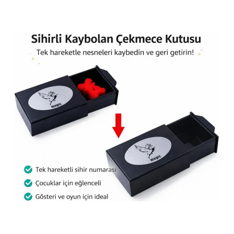 Herşeyi Kaybeden Sihirli Kutu Sihirli Çekmece 3x10x7 cm