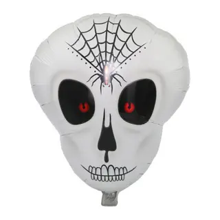 Örümcek Ağ Desenli İskelet Folyo Balon