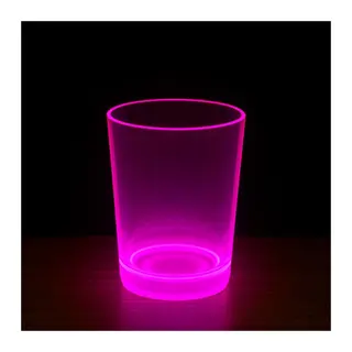 PartyGlow Neon Pembe Bardak 8.5 x 10.5 cm