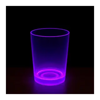 PartyGlow Neon Mor Bardak 8.5 x 10.5 cm