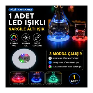 RGB LED Nargile Altı Işık 1 Adet