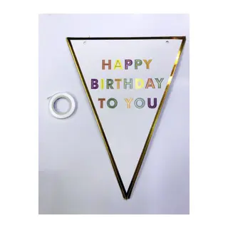 Happy Birthday To You Flama Bayrak Süs