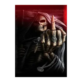3 Boyutlu Resim 3 Farklı Resim Değişenli Halloween İskelet Tablosu 30x40 cm