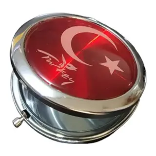Türk Bayraklı El Aynası