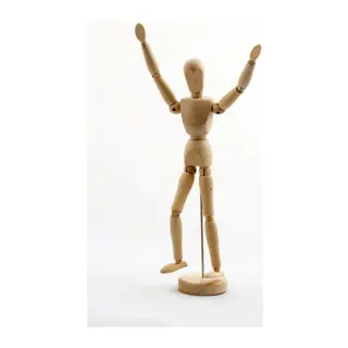 Ahşap Eskiz Manken 30 Cm