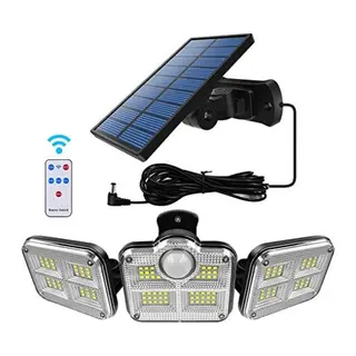 Solar Panelli Uzaktan Kumandalı 122 LED Bahçe Aydınlatması
