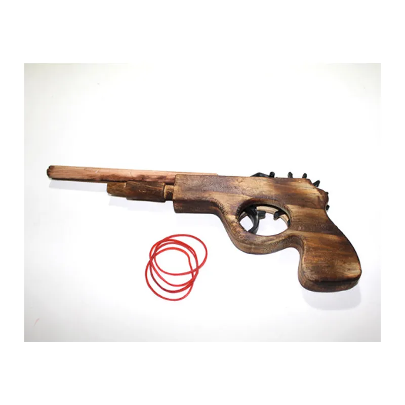 Ahşap Lastik Atan Tabanca