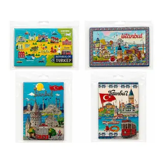 İstanbul Temalı Silikon Buzdolapı Süsü Magnet