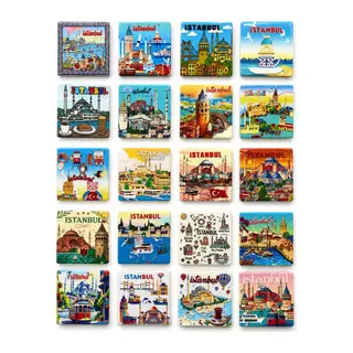 İstanbul Temalı Buzdolapı Süsü Magnet