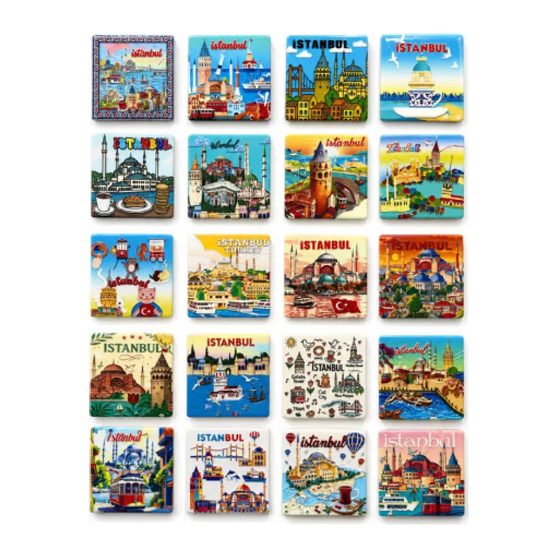İstanbul Temalı Buzdolapı Süsü Magnet