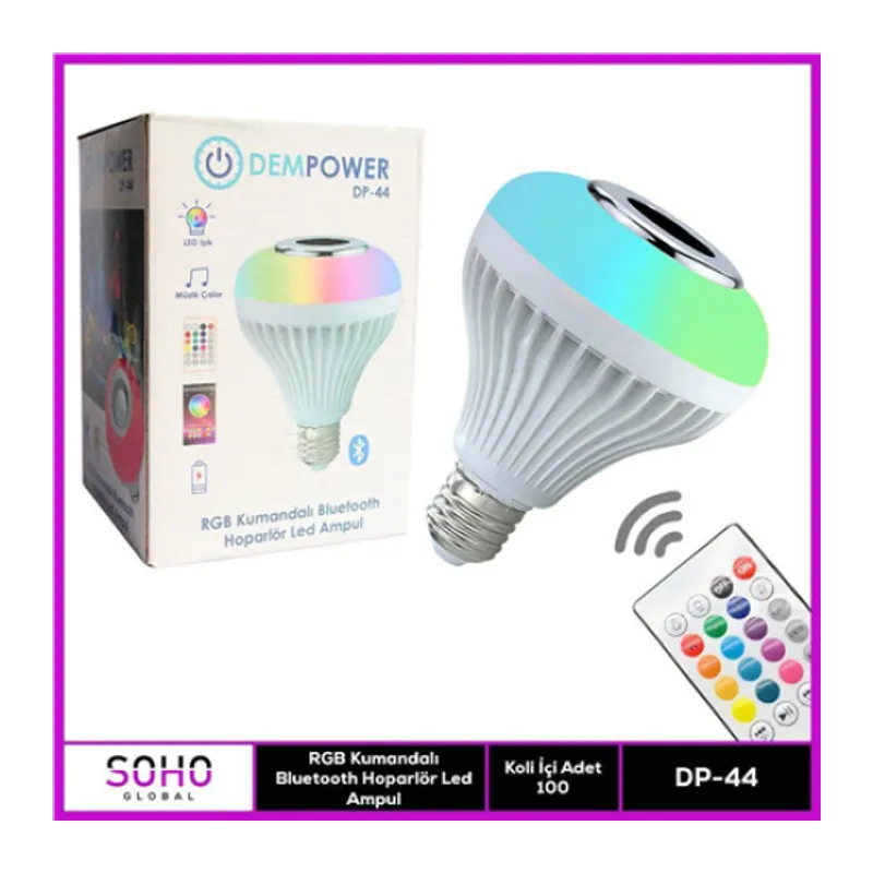 DEMPOWER MÜZİKLİ BLUETOOTH AMPUL