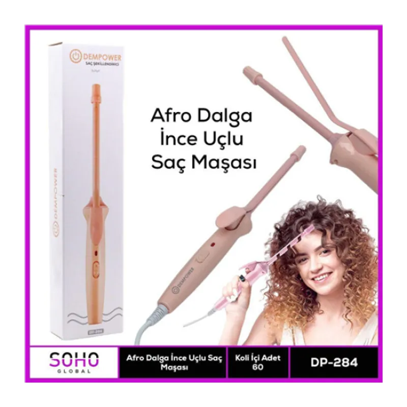 AFRO DALGA İNCE UÇLU SAÇ MAŞASI