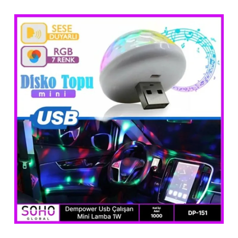 Usb Mini LED 4W RPG ÖZELLİKLİ