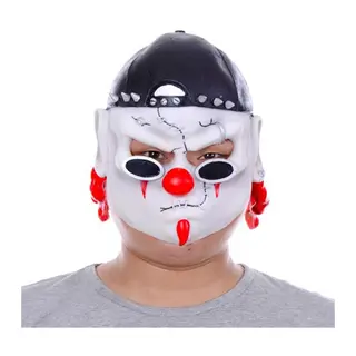 Lateks Şapkalı Gözlüklü Beyaz Maske