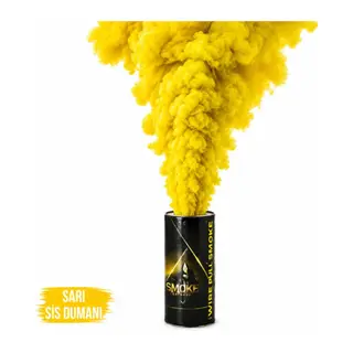 Sarı Renk Sis Bombası Sarı Duman 1 Adet