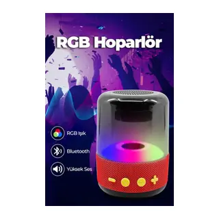 RGB IŞIKLI YÜKSEK SES HOPARLÖR