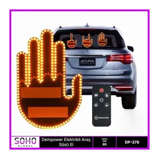 Kumandalı El Şeklinde Led 3 Modlu