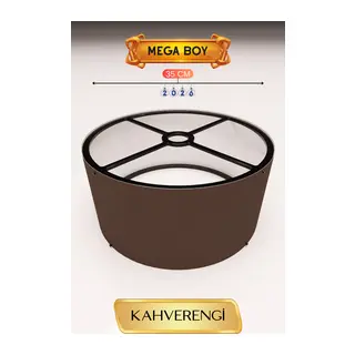 Kahverengi Lambader Başlığı 35 CM Mega Boy