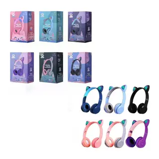 WİRELESS USB ŞARJLI KULAKLIK IŞIKLI - BLUETOOTH - KULAKLI - KATLAMALI PL-2036 (5643)