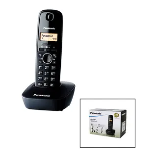 PANASONİC KX-TG1611 SİYAH - OVAL KABLOSUZ DİJİTAL TELSİZ TELEFON (5643)