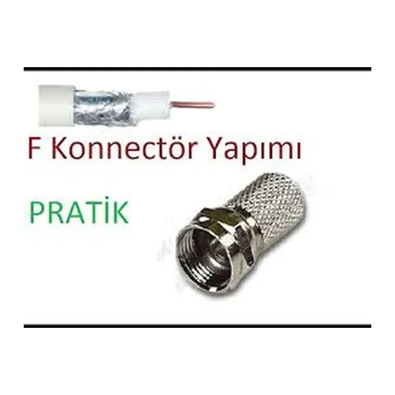 EF VİDA 50 PARÇA UYDU KONNEKTÖR RG-6-F (5643)