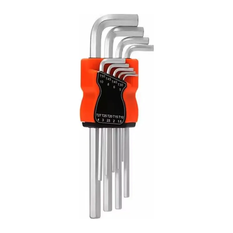 9 PARÇA KROM UZUN - DÜZ ALYAN 180MM (5643)