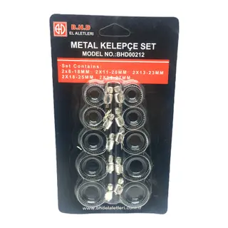 10 PARÇA METAL HORTUM KELEPÇESİ SET (5643)